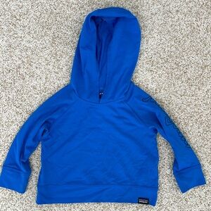 Patagonia capilene infant 6-12months blue hoodie
